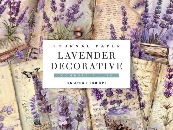 Bringing Calm to Your Creations with a Lavender Decorative Paper Pack