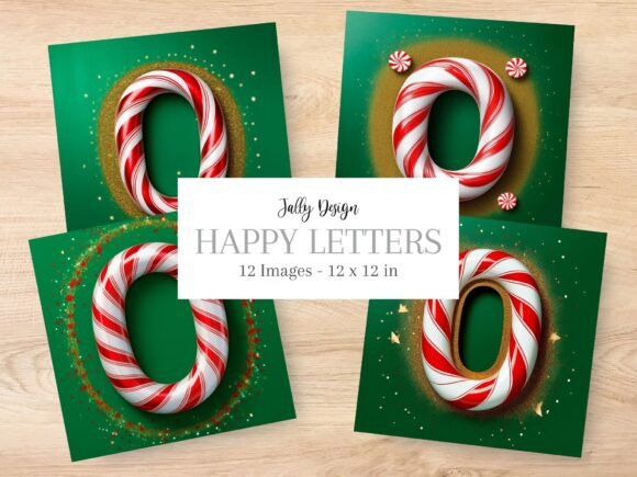 Christmas Decorative Alphabet, Letter O: A Festive Design Essential