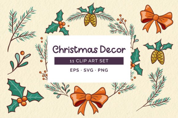 Christmas Floral Decorative Collection