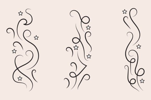 Elevate Designs with Curly Flourishes