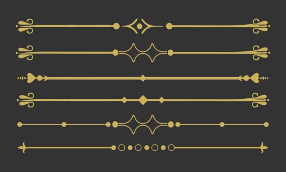 Elevate Designs with Golden Borders