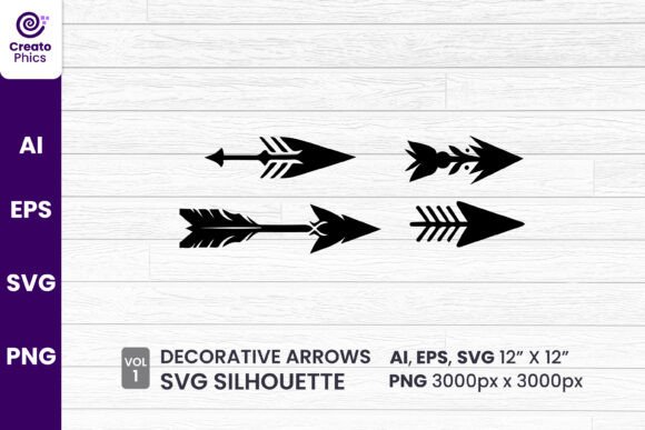 Elevate Your Designs with a Versatile Decorative Arrow Clipart Dividers Set