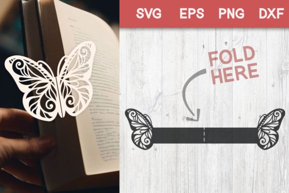 Elevate Your Projects with a Butterfly Bookmark SVG Template