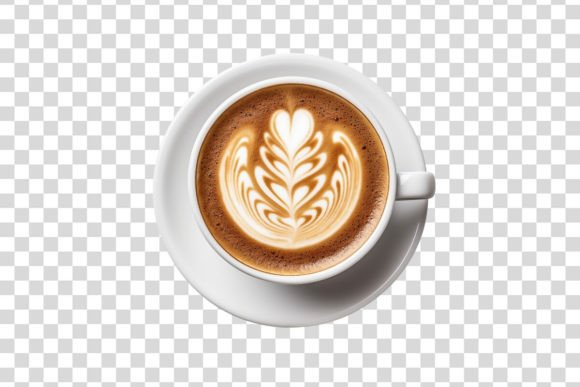 Elevate Your Visuals with Decorative Cappuccino Isolated Image 2