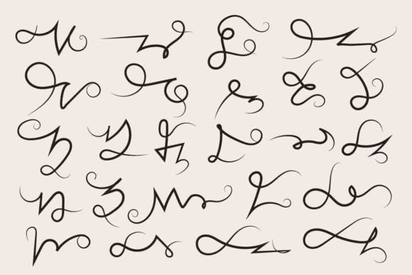 Elevating Visual Narratives: The Strategic Power of Curly Flourishes Swirls Scroll Design