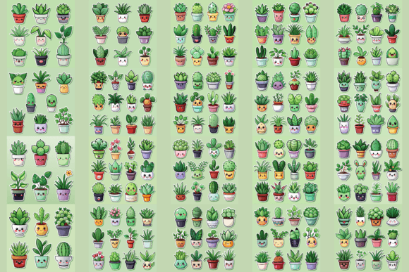 Evaluating the Kawaii Cute Potted Plant Sticker Bundle for Digital Projects