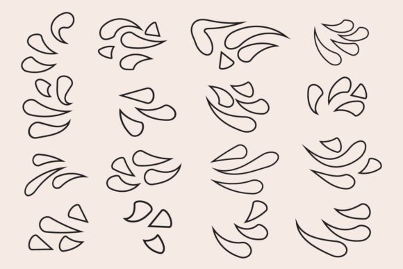 Integrating Doodle Outline Ray Burst Accent Flourish into Professional Design Workflows