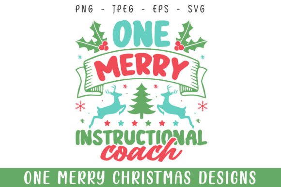 One Merry Coach Christmas SVG: Festive & Versatile