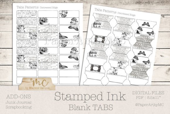 Stamped Ink Tans Pattern: A Practical Guide for Junk Journaling and Scrapbooking