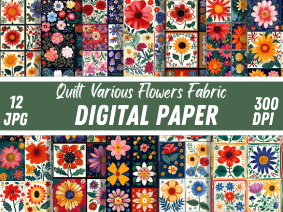 Unlocking Creativity with Craft Quilt Flowers Fabric Pattern Paper