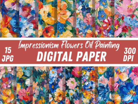 Unlocking the Potential of Floral Oil Paintings Pattern Backgrounds for Your Creative Projects